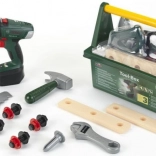 BOSCH II szerszámkészlet fúróval – gyerek bőröndös készlet