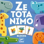 Djeco állatos zenélő puzzle kockák