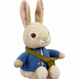 Beszélő plüss NYÚL PÉTER cserélhető elemekkel, 27 cm