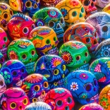 Enjoy puzzle Színes koponyák 1000 darab