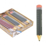 Fa ceruza alakú vonalzó 12 cm