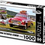 retro-autó puzzle škoda octavia combi (1964) – 1000 darab
