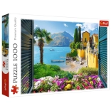 1000 darabos puzzle – kilátás a Comói-tóra Trefl