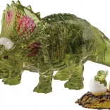3D Puzzle Triceratops kicsinyével
