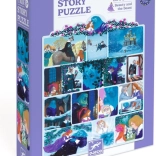 Puzzle a Szépség és a Szörnyeteg történetével 100 darabos