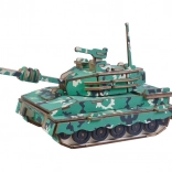 Woodcraft fa 3D puzzle – közepes tank