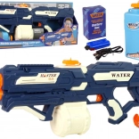 Nagy elektromos, újratölthető vízipisztoly 9 m hatótávval, 1000 ml