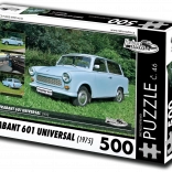 Retro Autók Puzzle Trabant 601 Universal 500 darabos