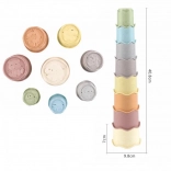 Rakosgatható pohárkák gyerekeknek, 8 darabos készlet