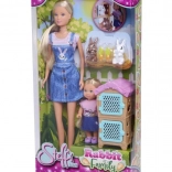 Steffi és Evi baba a Nyuszi Családdal