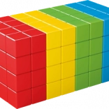 Geomag Magicube Full Color – mágneses építőkészlet 128 kockával
