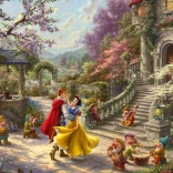 Puzzle SCHMIDT DISNEY Hófehérke táncol a napsugarakban – 1000 darab