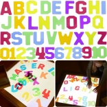 Átlátszó számok és betűk 38 db MasterKidz