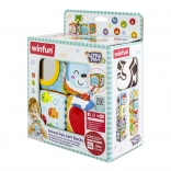 Puha textil kockák – kedvelt állatkák