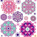 Vasalható dekorációk Mandala kis sarok