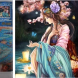 Gyémánt festmény Pillangókirálynő 30x40cm