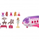 Repülőgép babával és kiegészítőkkel 28 cm