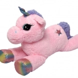 Rózsaszín plüss unikornis 85 cm