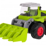 Fém gyermek buldózer 1:55 arányban, mozgatható első kanállal