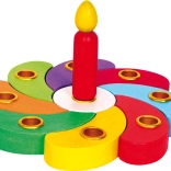 small foot fa születésnapi virágka