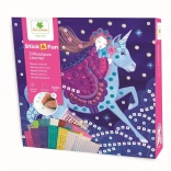 Stick & Fun mozaik készlet Egyszarvúak