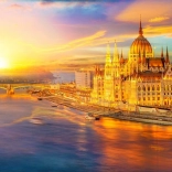 Puzzle Magyar Parlament naplementekor Budapest 1000 darabos