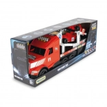 Magic Truck Sport Formula–1 világító teherautó utánfutóval és 2 F1 autóval