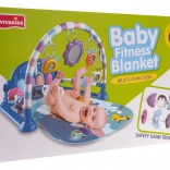 Interaktív játszószőnyeg babáknak zongorával és kiegészítőkkel