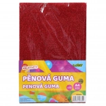 Öntapadós habgumi A4 20x30 cm csillámokkal, 10 db