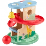 Faház alakú golyópálya