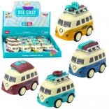 Lakóautó játék súrlódásos meghajtással és mozgó tetőcsomagokkal