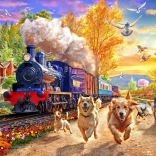 Bluebird puzzle – Utolérjük a vonatot, 1000 darab