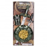 Lovagi szett középkori karddal