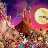Puzzle 260 darab Fairy Fantasies – tündérek, pillangók és kastély