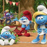 Puzzle Törpillával és Törpökkel gyerekeknek