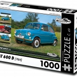 RETRO-AUTA puzzle Fiat 600 D (1964) 1000 darab
