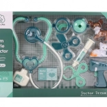 Állatorvosi készlet kutyussal és cicával elemmel