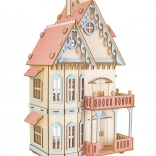 Woodcraft fa 3D puzzle Gótikus villa