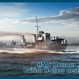Műanyag hajómodell HMS Hotspur (1941) – H-osztályú romboló