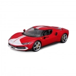 Bburago Ferrari 296 GTB Assetto Fiorano modell autó piros 1:18