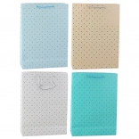 Ajándéktáska arany pöttyökkel