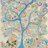 RAVENSBURGER puzzle – kék fa, 1500 darab