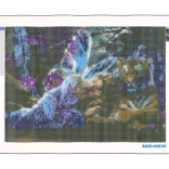 Gyémántfestés NORIMPEX – pillangótündér 30 × 40 cm