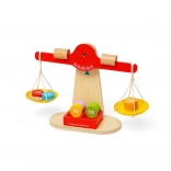 Fa mérleg kiegyensúlyozó súlyokkal