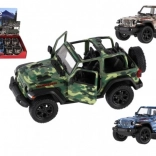 Autó Jeep Wrangler Camo kiadás fém/műanyag 13cm