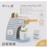 Fából készült gyerek kávéfőző POLARB tartozékokkal