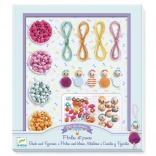 DJECO gyöngyfűző készlet – gyöngyök és figurák