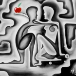 Enjoy puzzle Ádám és Éva 1000 darab