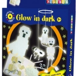 Világító vasalható gyöngyök Csontvázak és szellemek 1100db