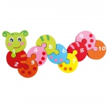 Fa számkirakó Kukac